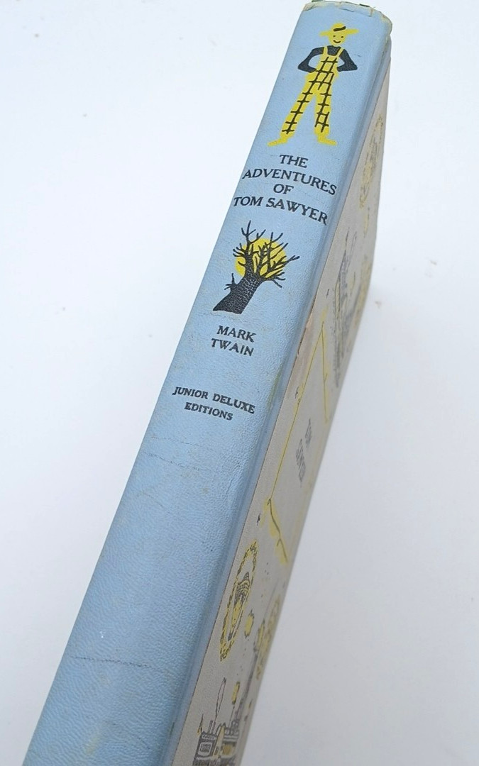 VTG Tom Sawyer Mark Twain Junior Deluxe Edition Hardcover1956 Illustrated