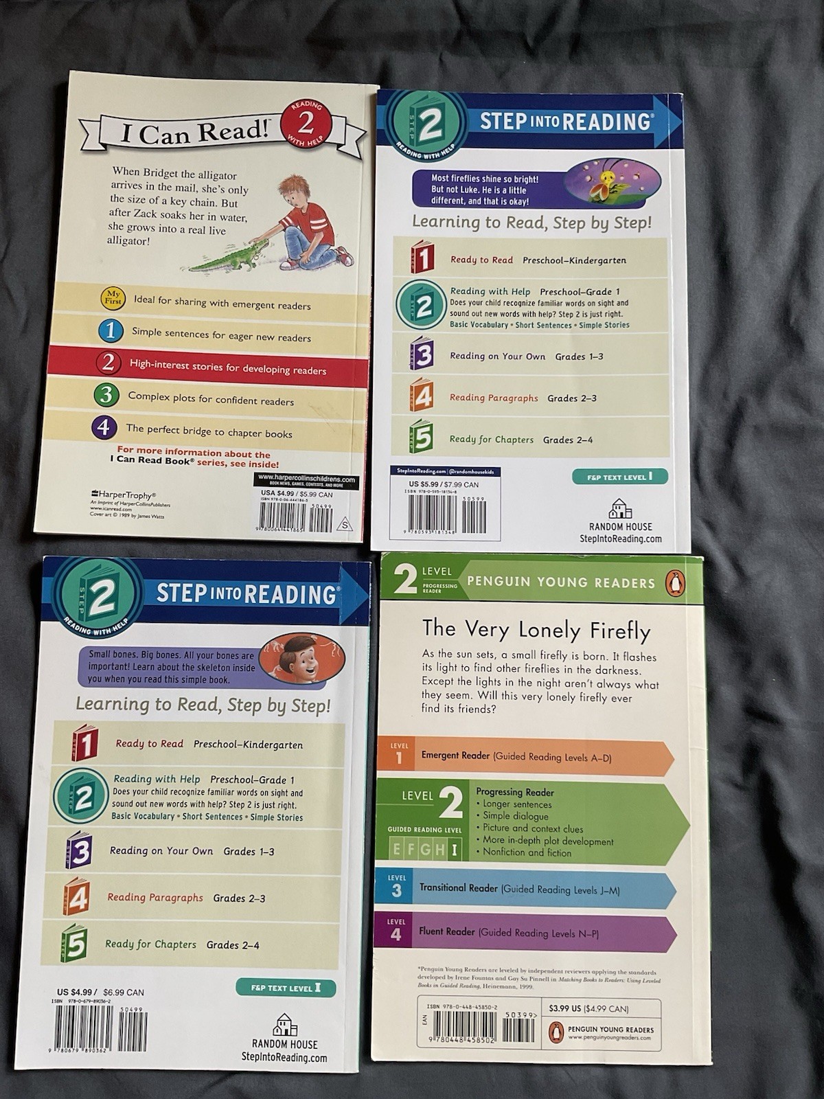 Level 2 I Can Read 14 Book Lot Various Titles Children’s Reading Homeschool
