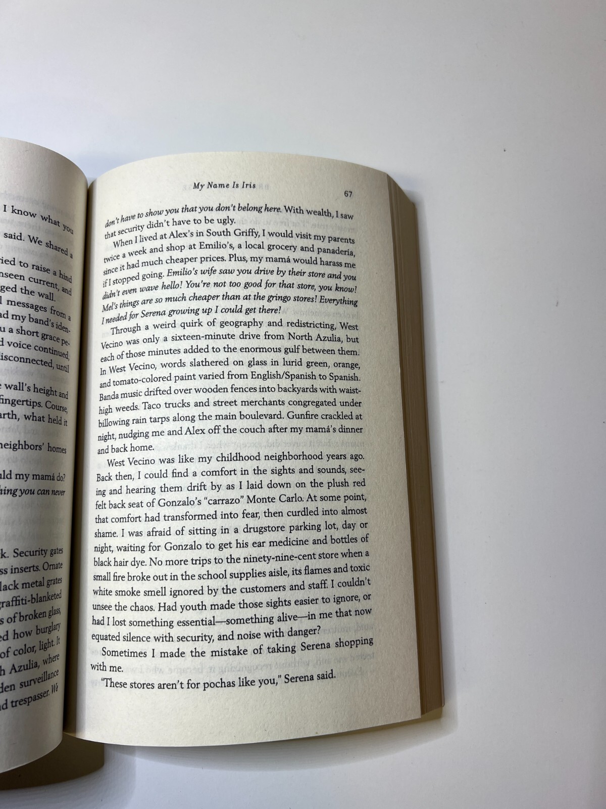 My Name Is Iris Brando Skyhorse ARC Paperback