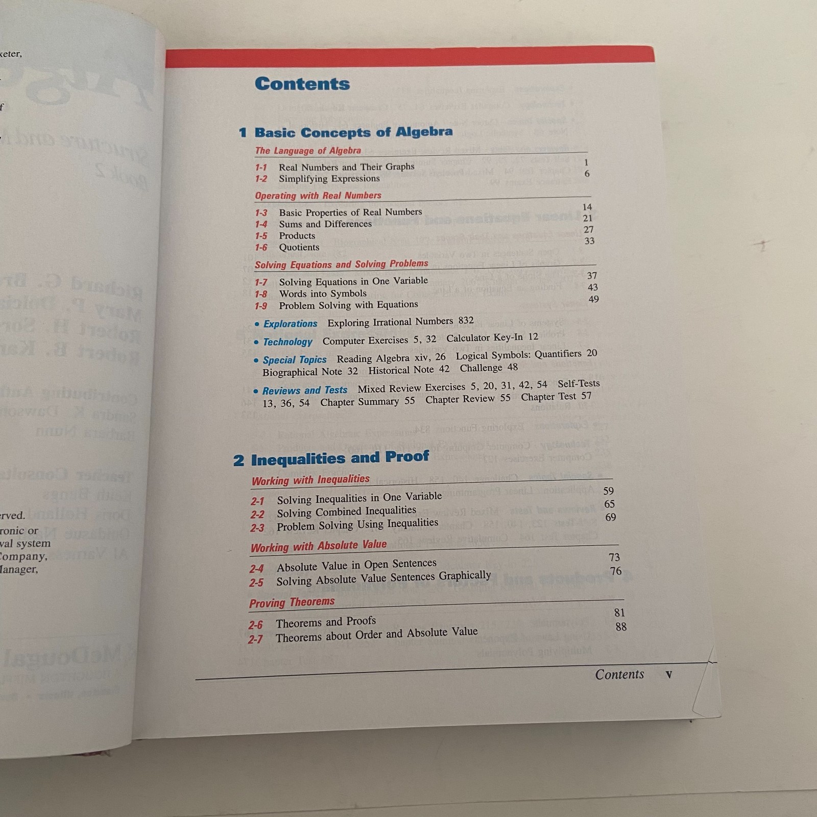Algebra and Trigonometry: Structure and Method Book 2 Hardcover 2006