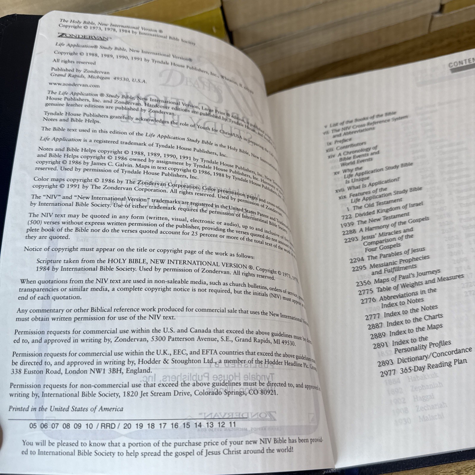 Life Application by Zondervan Staff and Bruce B. Barton 1995 Bonded Leather