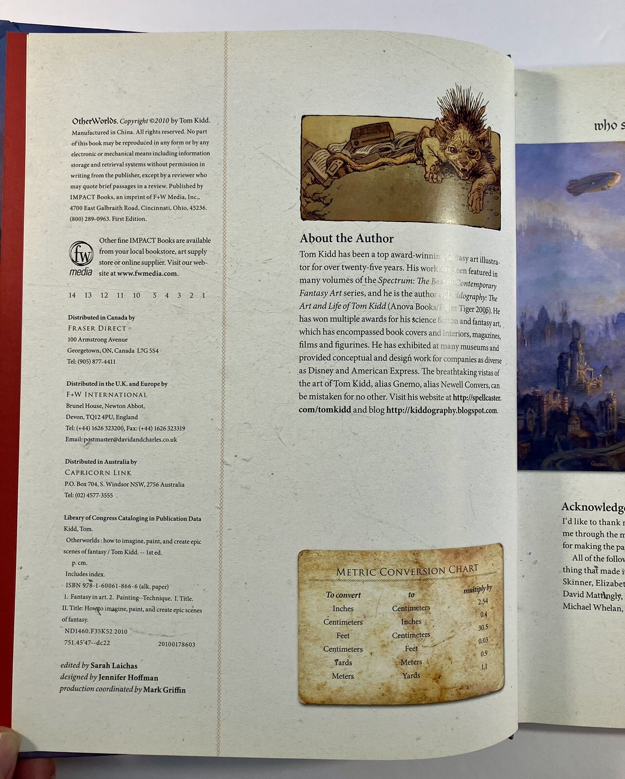 OtherWorlds: How to Imagine, Paint and Create Epic Scenes of Fantasy by Tom Kidd