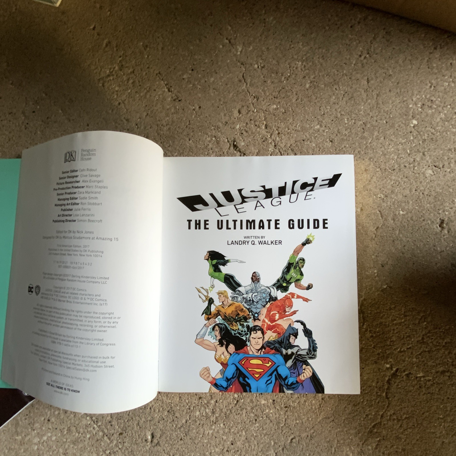 DK Justice League: The Ultimate Guide HC Illustrated 1st Ed 2017 Walker