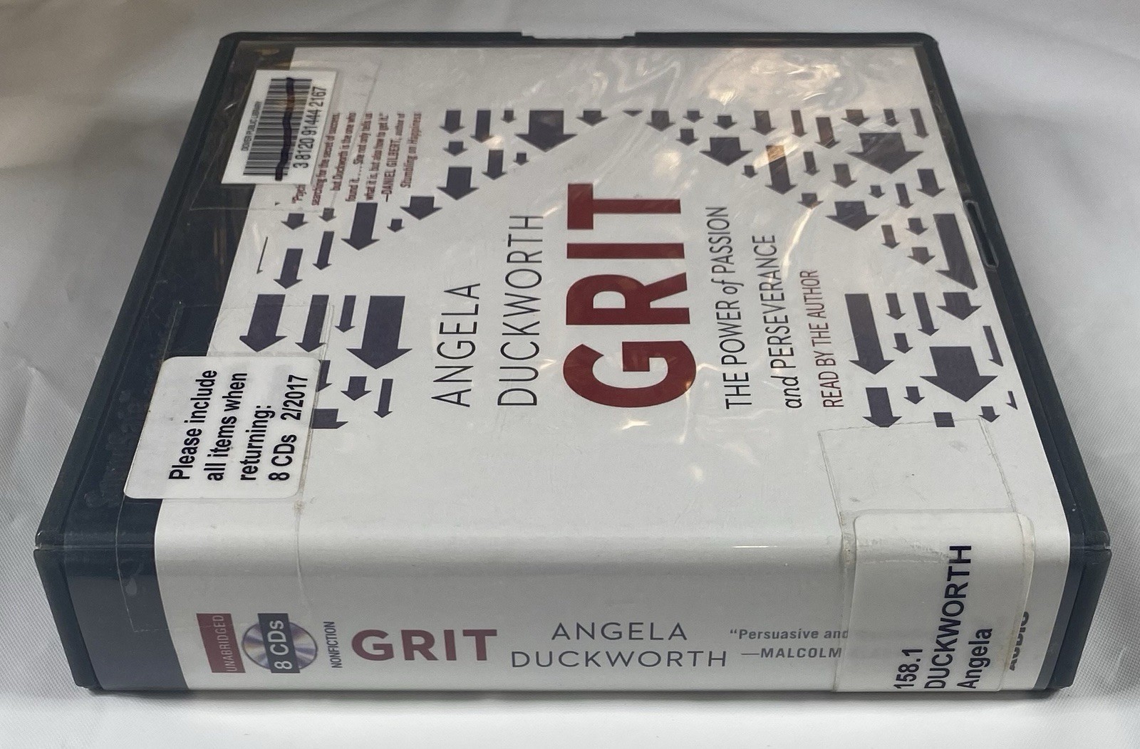 Grit: The Power of Passion and Perseverance CD Audiobook Ex Library