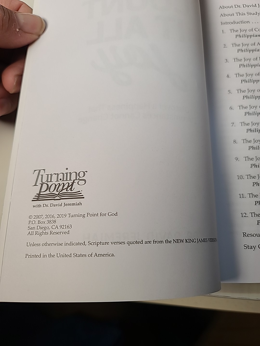 Lot 25 Dr David Jeremiah Study Guides Turning Point Christian Bibl
