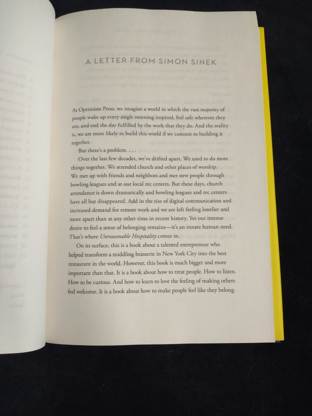 Unreasonable Hospitality Will Guidara Hardcover Book Management Business Service