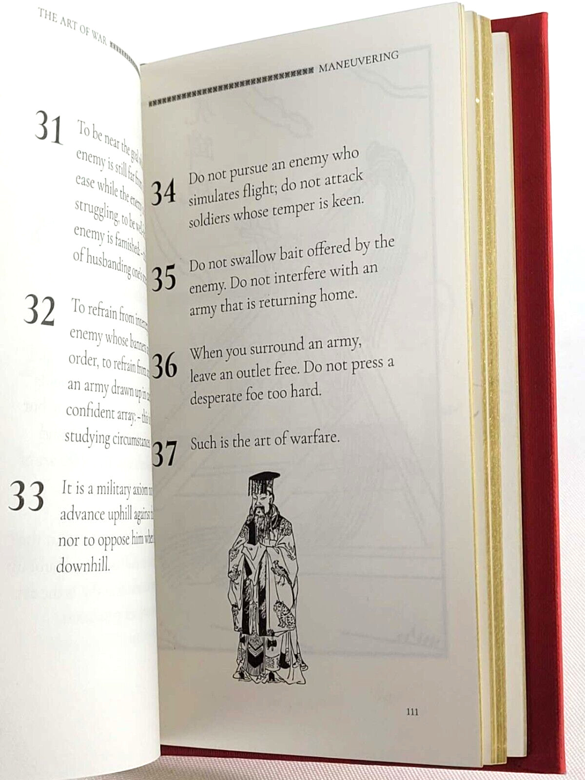 THE ART OF WAR Sun Tzu Lionel Giles Deluxe Compact Illustrated Hardcover NEW