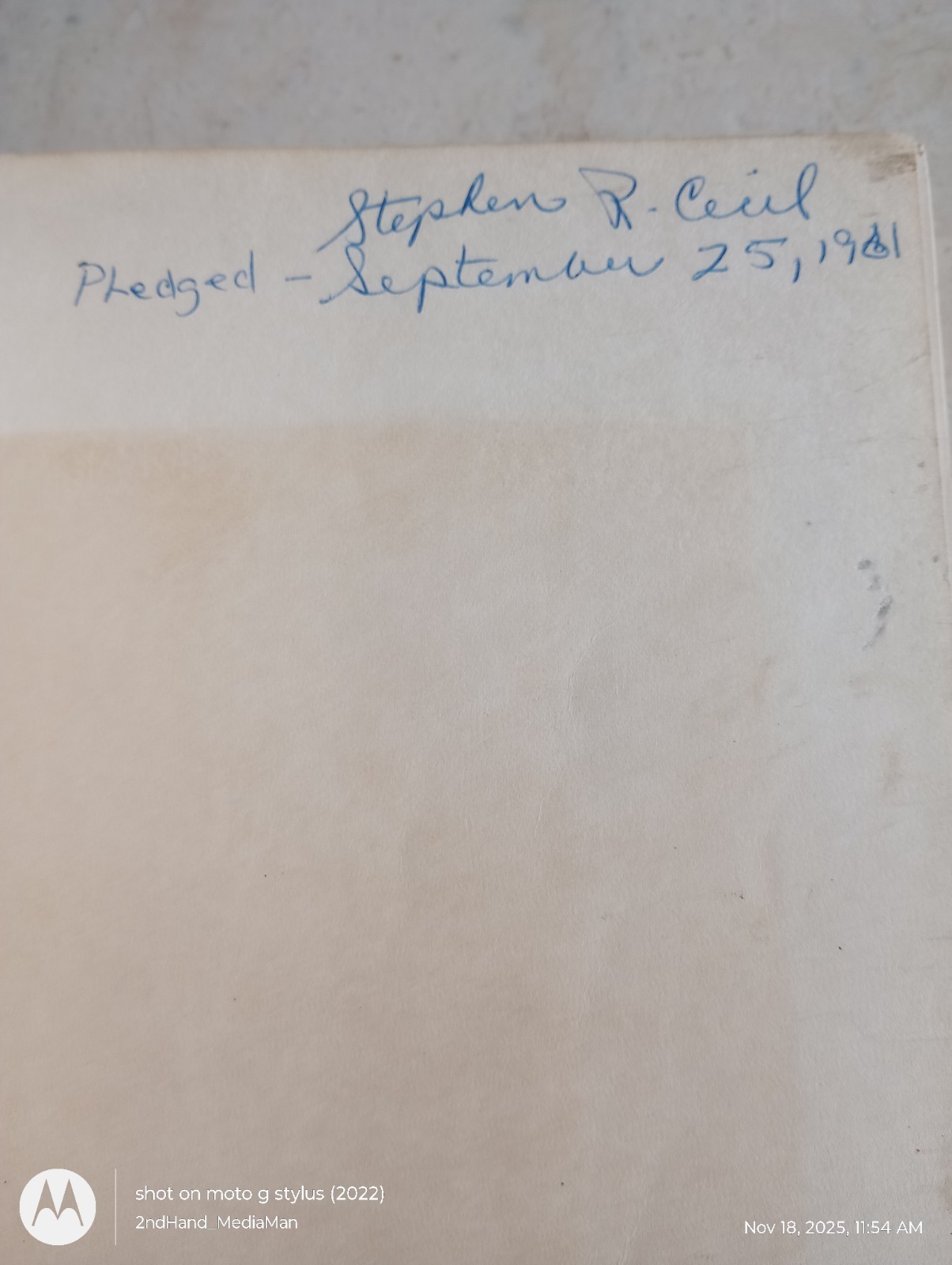 1959 20TH EDITION THE NORMAN SHIELD TRAINING MANUAL SIGMA CHI HC/HARDCOVER BOOK
