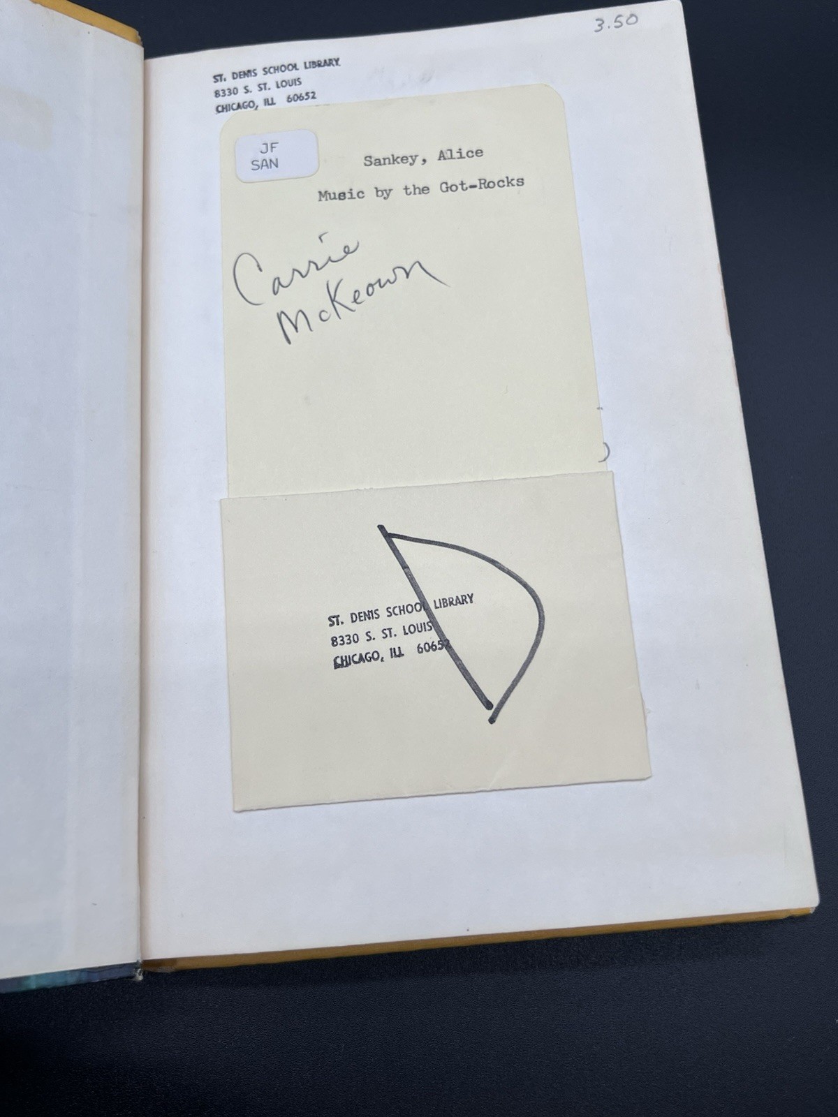 Music By The Got Rocks – Alice Sankey – 1970 – Hardcover – Vintage Library Book