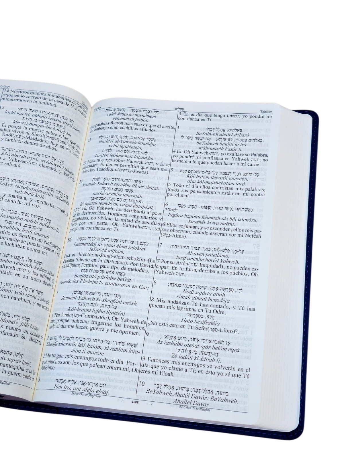 Escrituras Sefer Davar Biblia Hebreo Edición Español Piel Azul Con Libro De Enoc