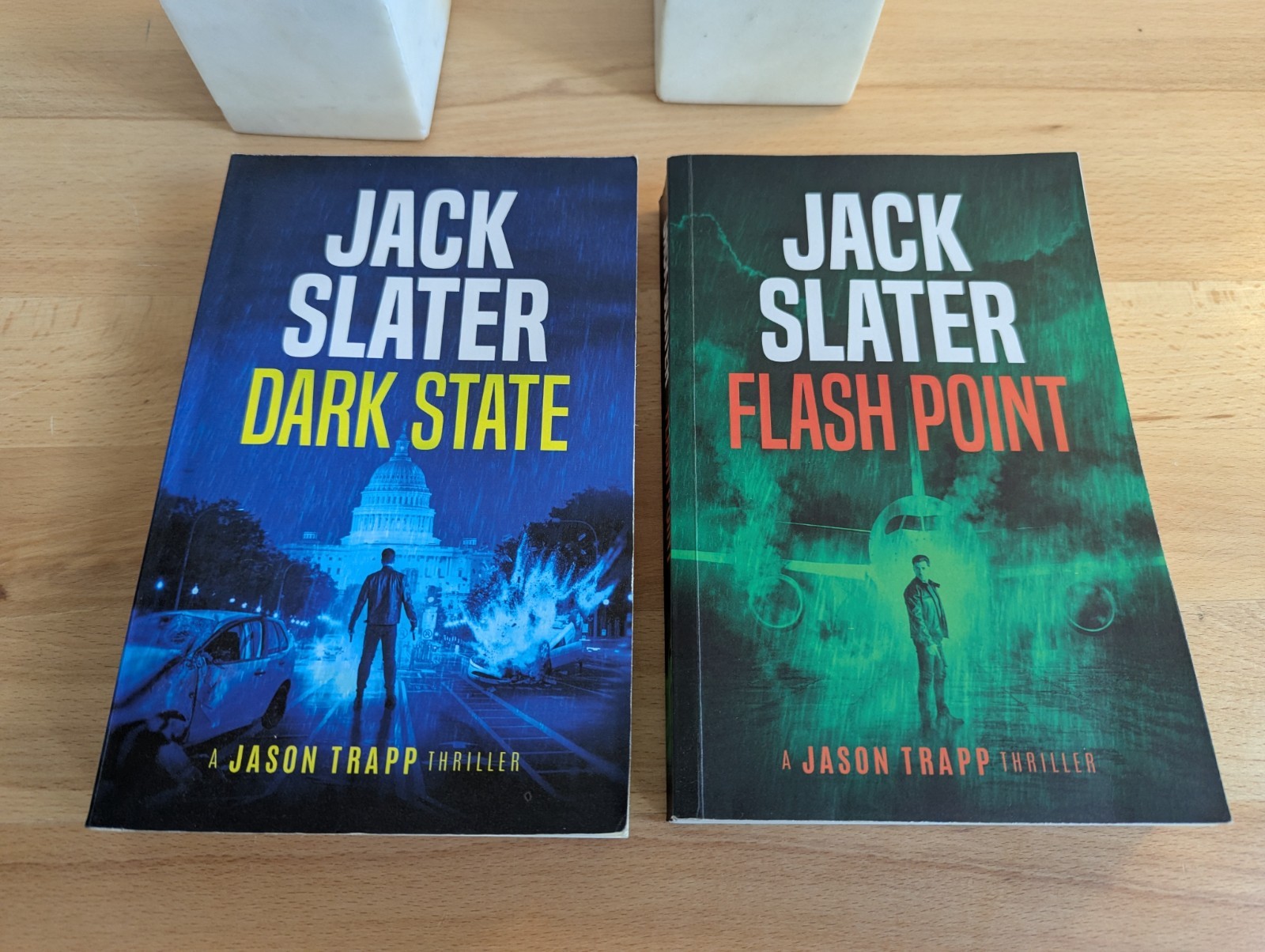 Lot 2 Jack Slater Jason Trapp Flash Point & Dark State PB