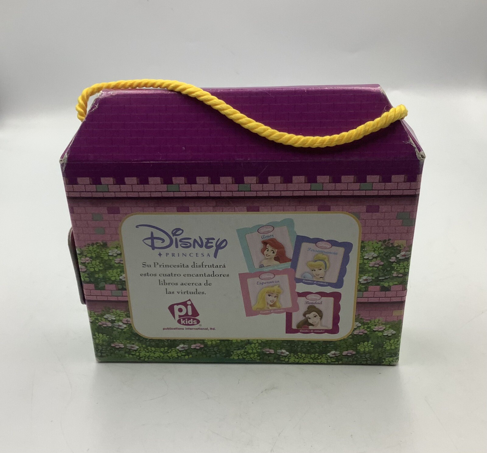 Disney Priness Cuentos de virtudes 4 libros de cartón (Spanish)