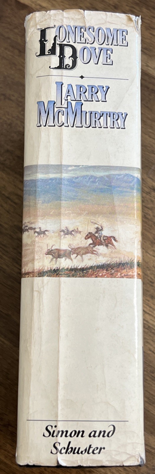 LONESOME DOVE A Novel by Larry McMurtry – 1985 – First Book Club Edition HCDJ