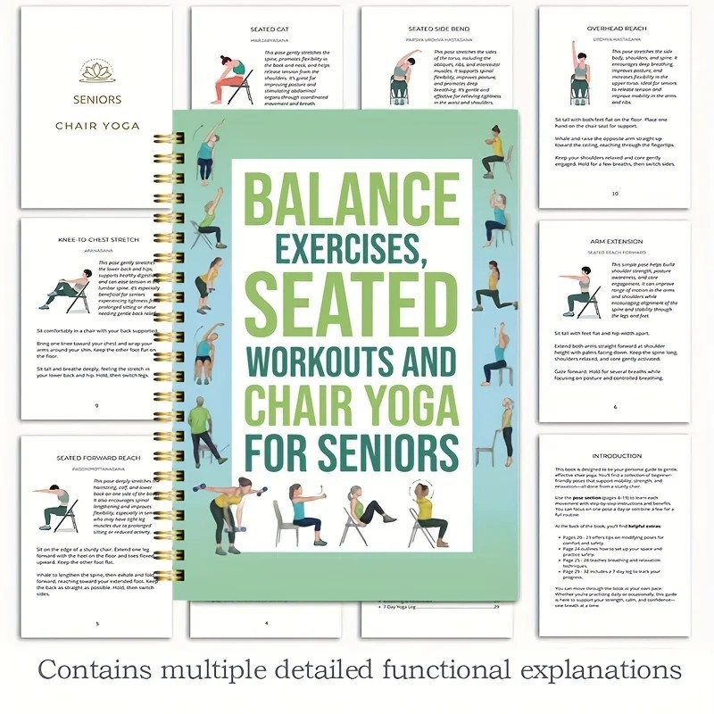 Chair Yoga for Weight Loss: a Collection of 50+ Low-Impact Exercises for Seniors