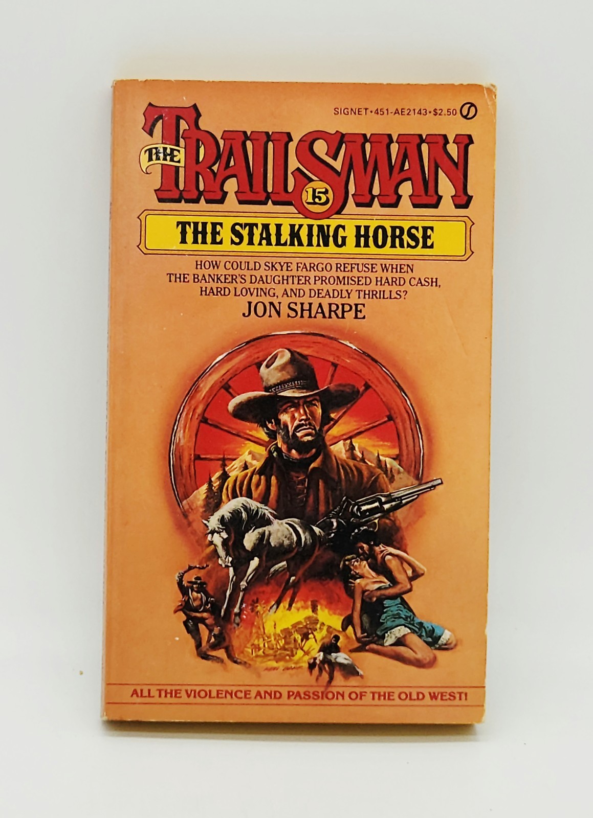 Jon Sharpe lot of 13 different Western paperback books from The Trailsman Series