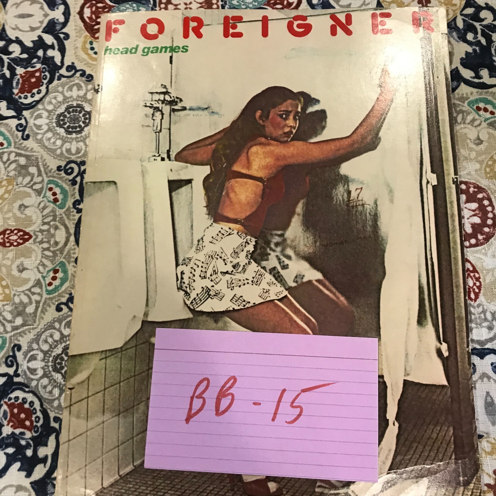 Foreigner – Head Games Note Music Song Book 1979 72 Pages USA VF0733 RARE