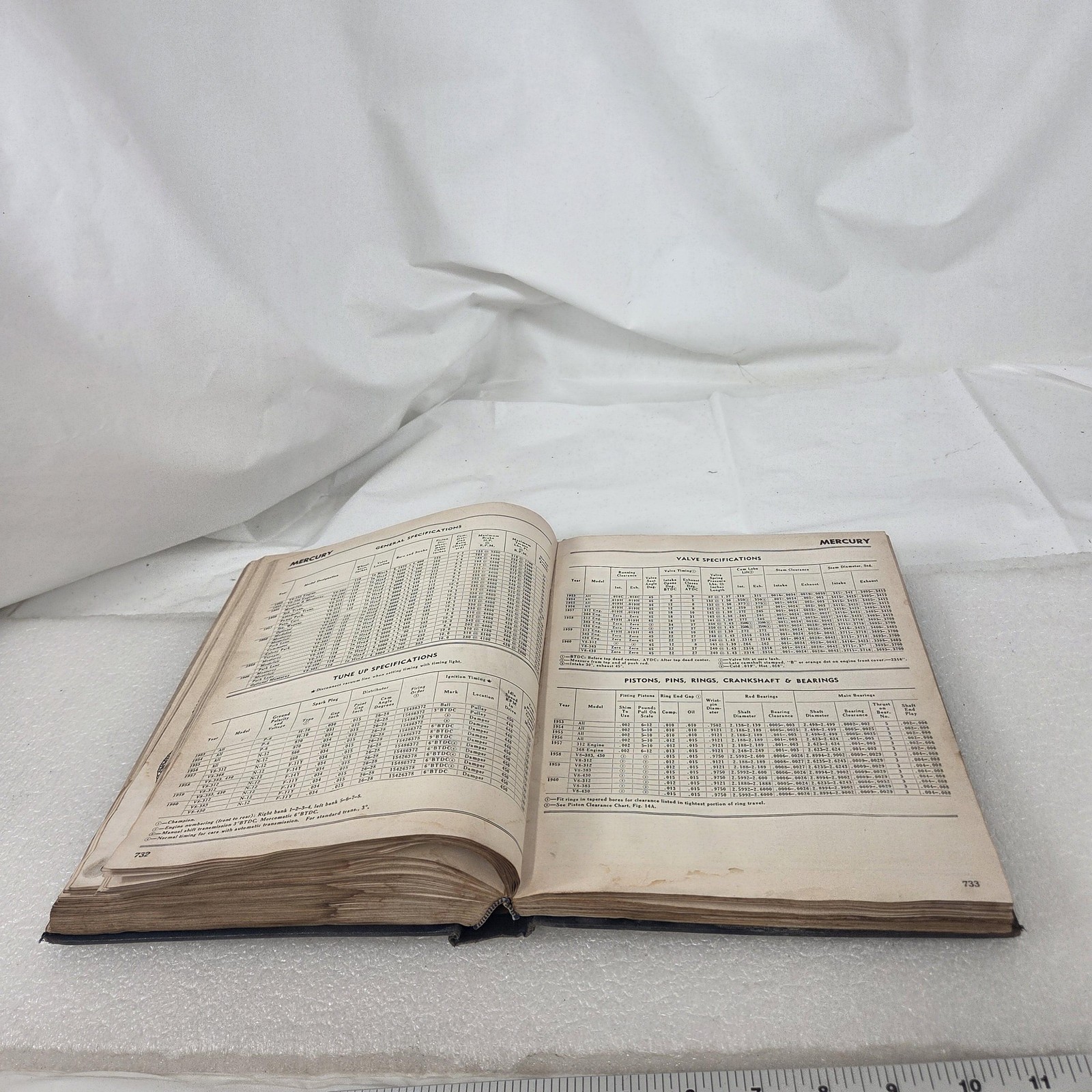 Vintage 1960 Motor’s Auto Repair Manual 23rd Edition Hardcover Car Repair Guide