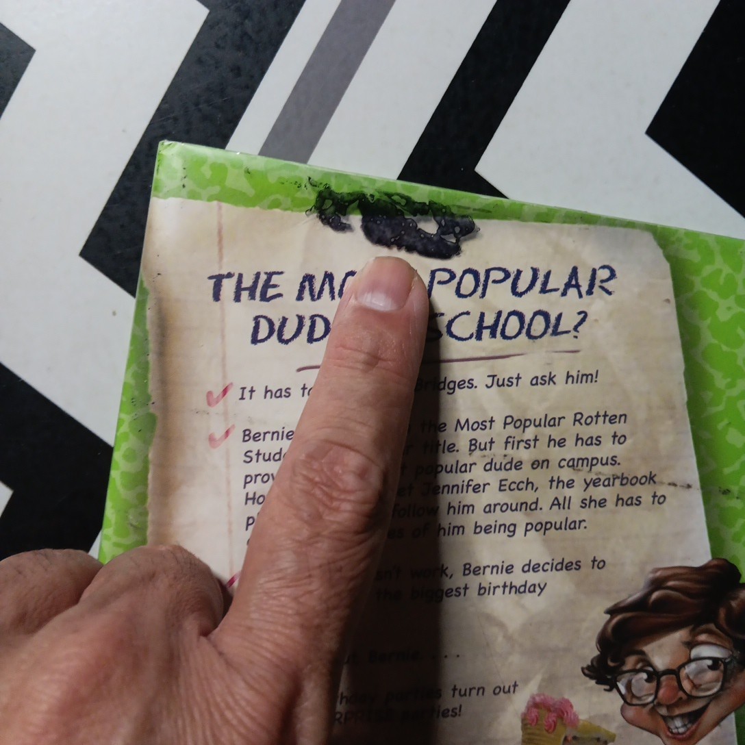 Lot Of 3 Rotten School Books RL Stine EX LIBRARY COPIES