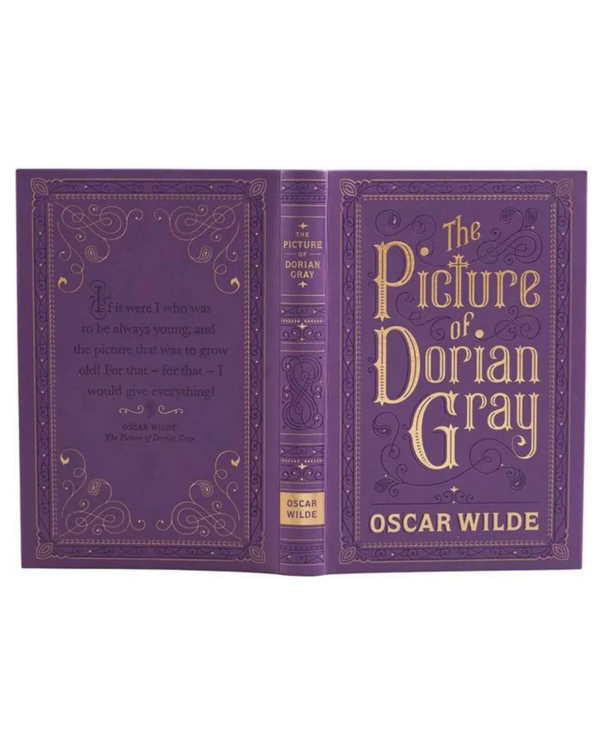 THE PICTURE OF DORIAN GRAY by Oscar Wilde Flexi Bound Faux Leather Deluxe Book