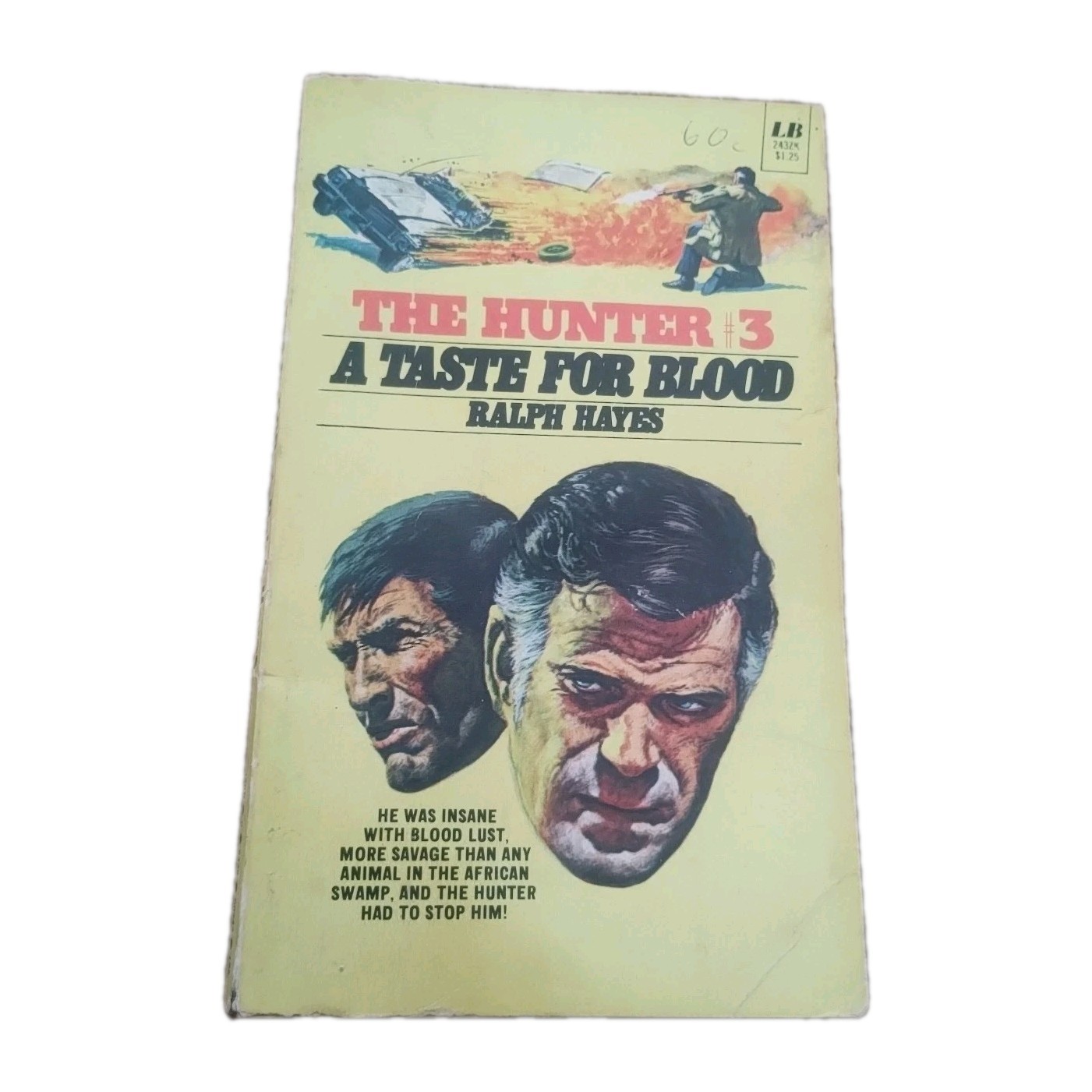 Ralph Hayes A Taste for Blood The Hunter #3 Savage 1975 Vintage LB Paperback