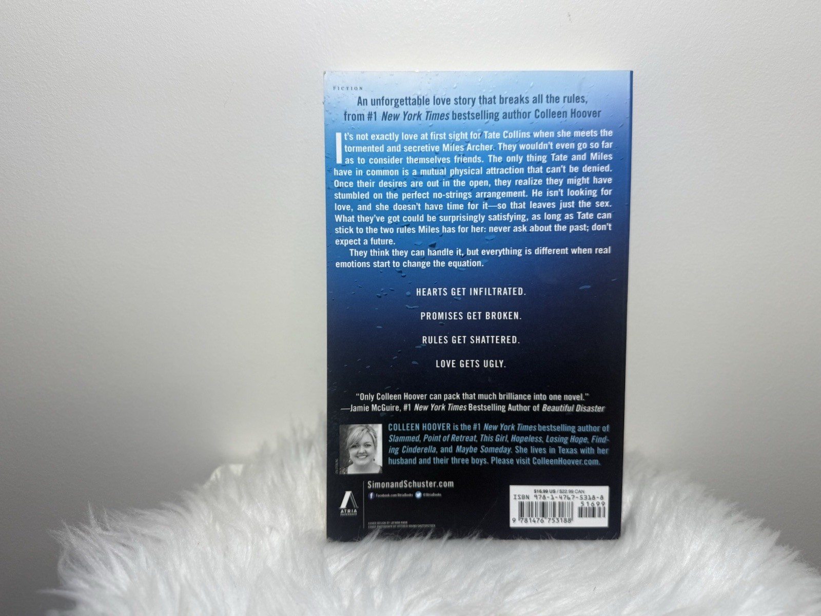 Colleen Hoover Ugly Love Paperback Novel 2014 Atria Books Fiction Romance