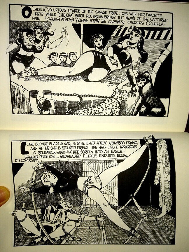 Gene Bilbrew, Eneg, Shibari, John Willie inspired damsels in distress serial
