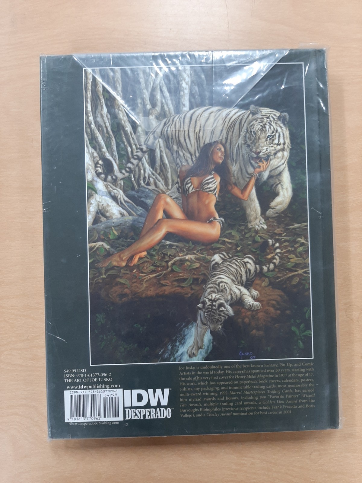 Art of Joe Jusko HC Book • IDW OOP • Marvel DC WWF Conan Hardcover