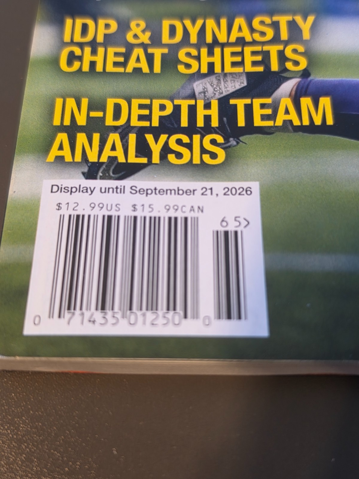Fantasy Football Index – Original Experts Poll – Cheat Sheets – Tips – Analysis