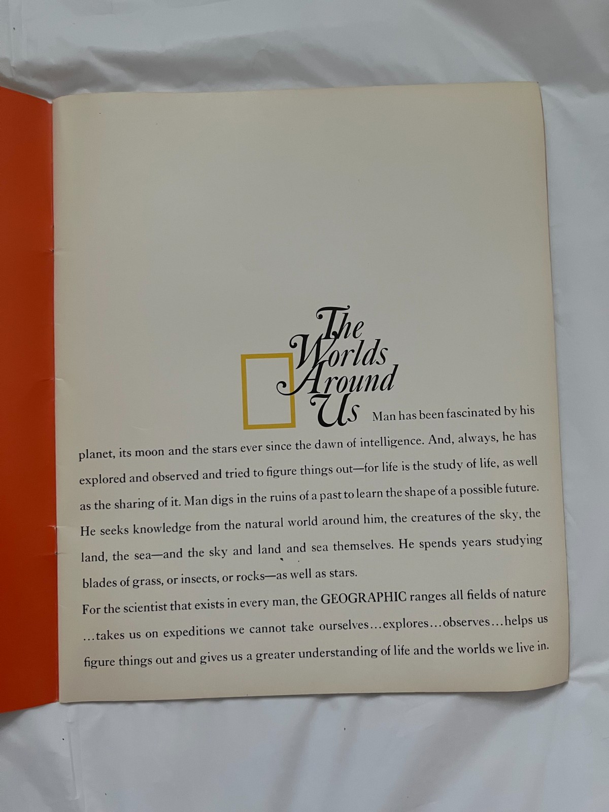 1964 VTG National Geographic ‚The Worlds Around Us‘ Photography/Picture Book