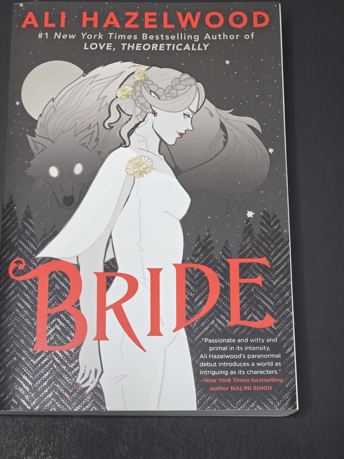 Bride by Ali Hazelwood Signed By Author With Card Insert Paperback Book