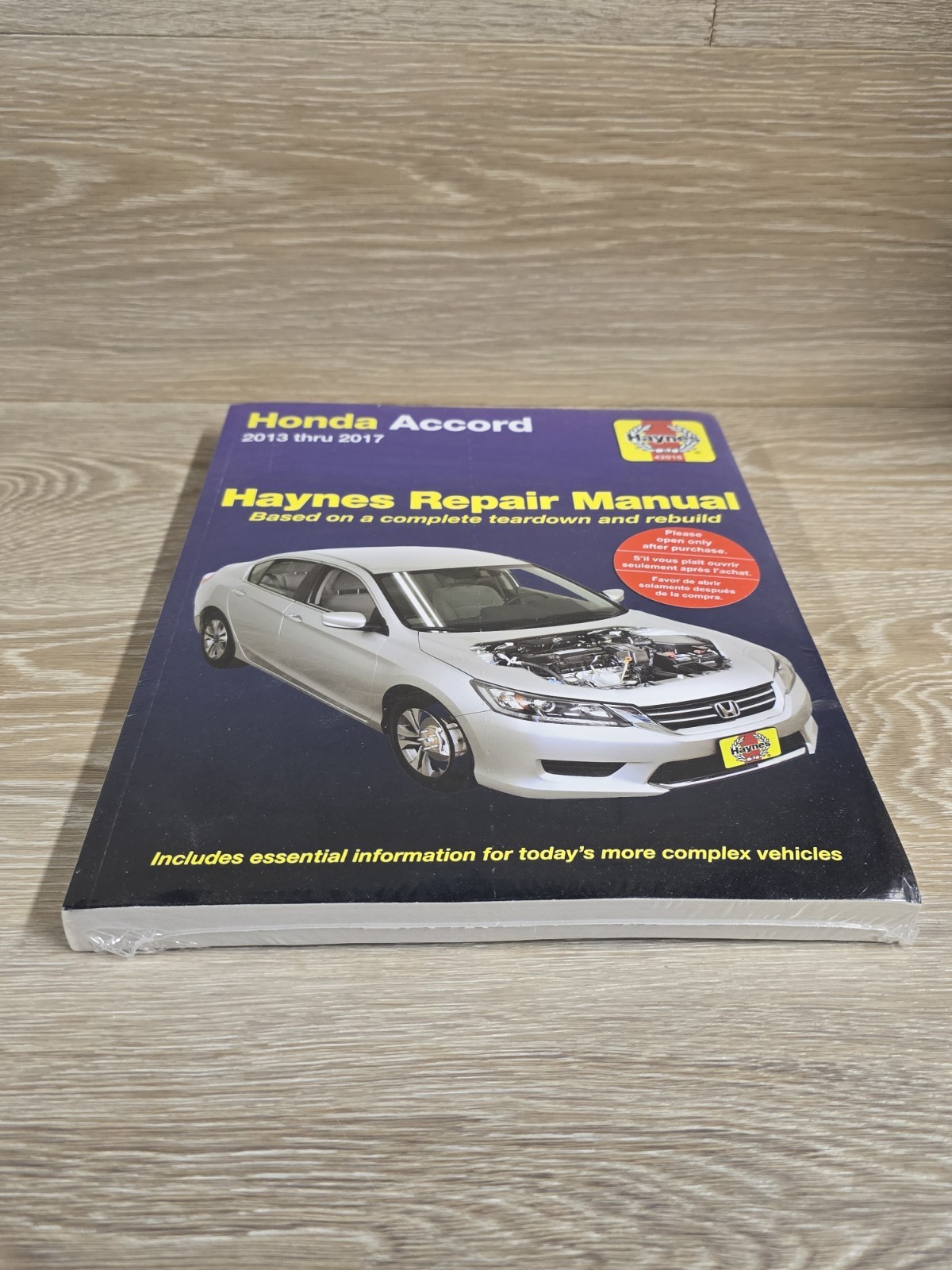 New Honda Accord 2013 Thru 2017 Haynes Repair Manual by Haynes Publishing Sealed