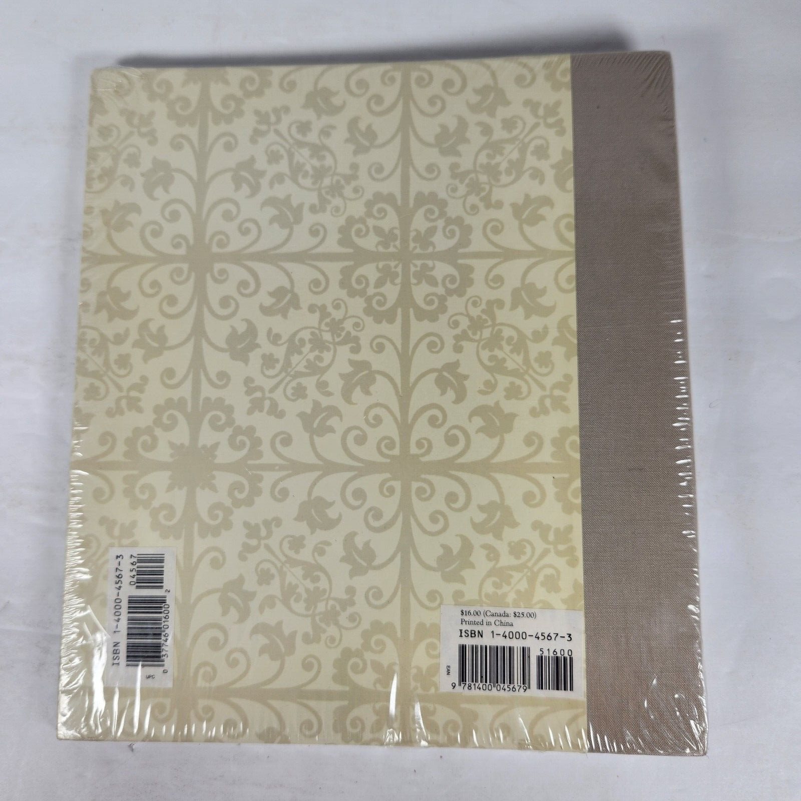 Filigree Design Wedding Photo Album 36 Pages 10.25″ X 9.25″ Tan & Yellow