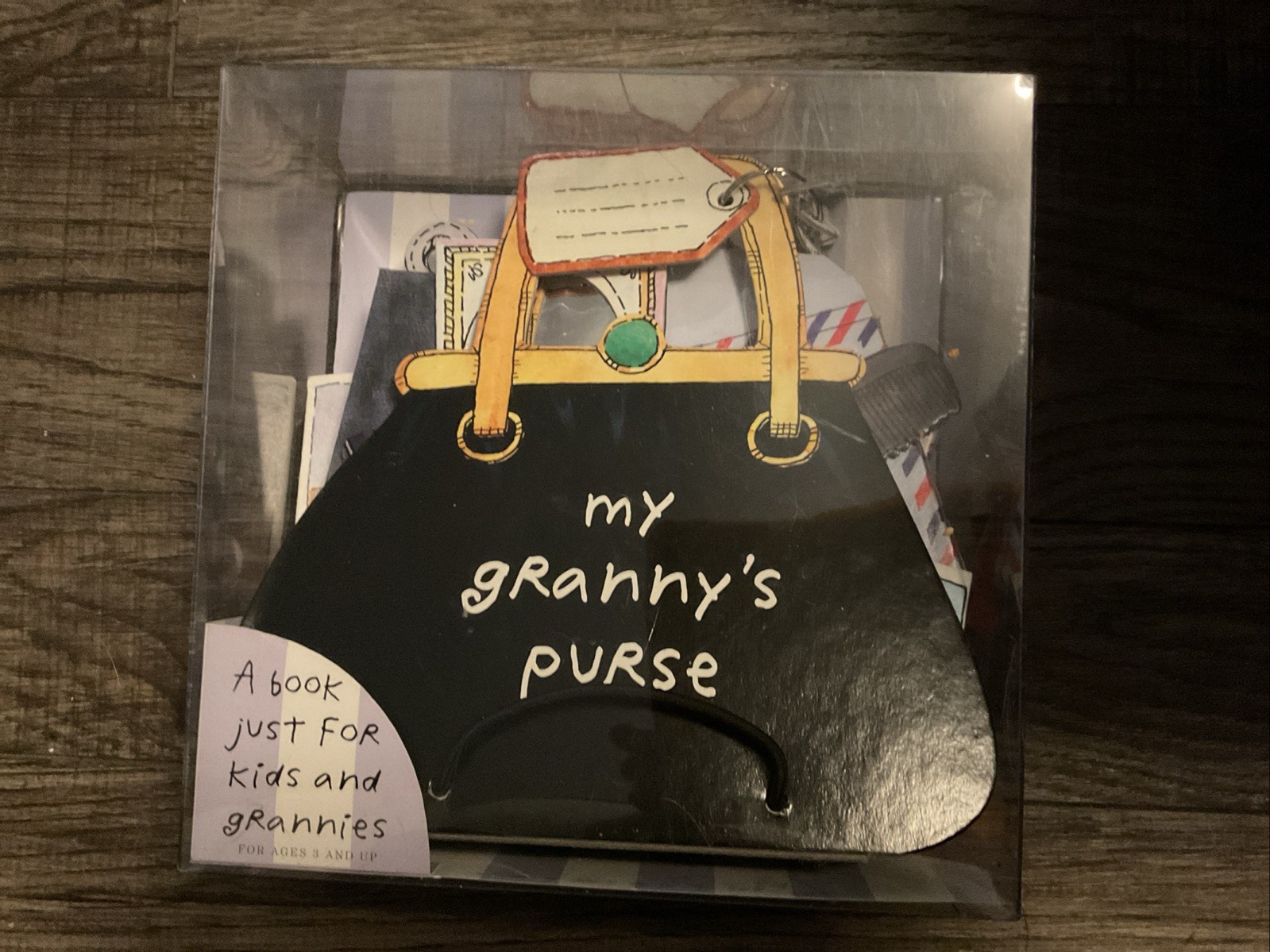 NIB My Granny’s Purse 2003 Children’s Board Book by P.H. Hanson Grandmom Gift