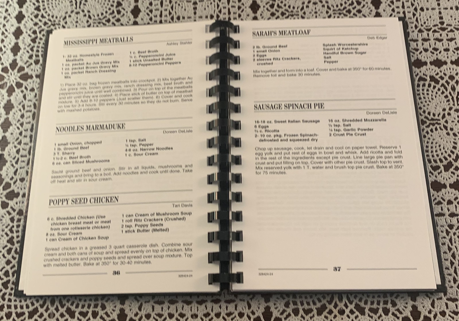 2024 Wieland Chase Brass Cookbook Employee Recipes 84 Pages Hardcover Spiral