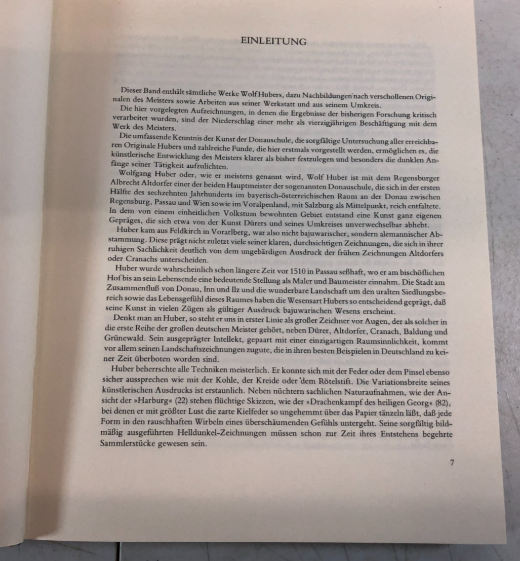 Wolf Huber Das Gesamtwerk, 2 volumes, Winzinger,1979, E-119