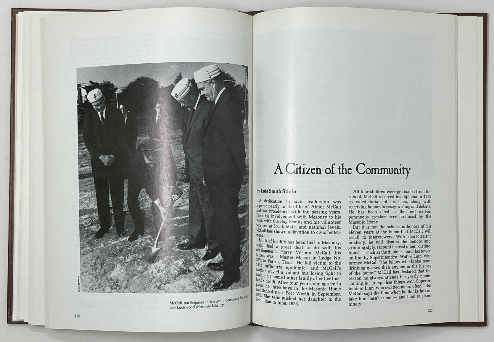 VTG BIOGRAPHY: Abner McCall: One Man’s Journey – 1981 1st Ed. HC Baylor Univ.