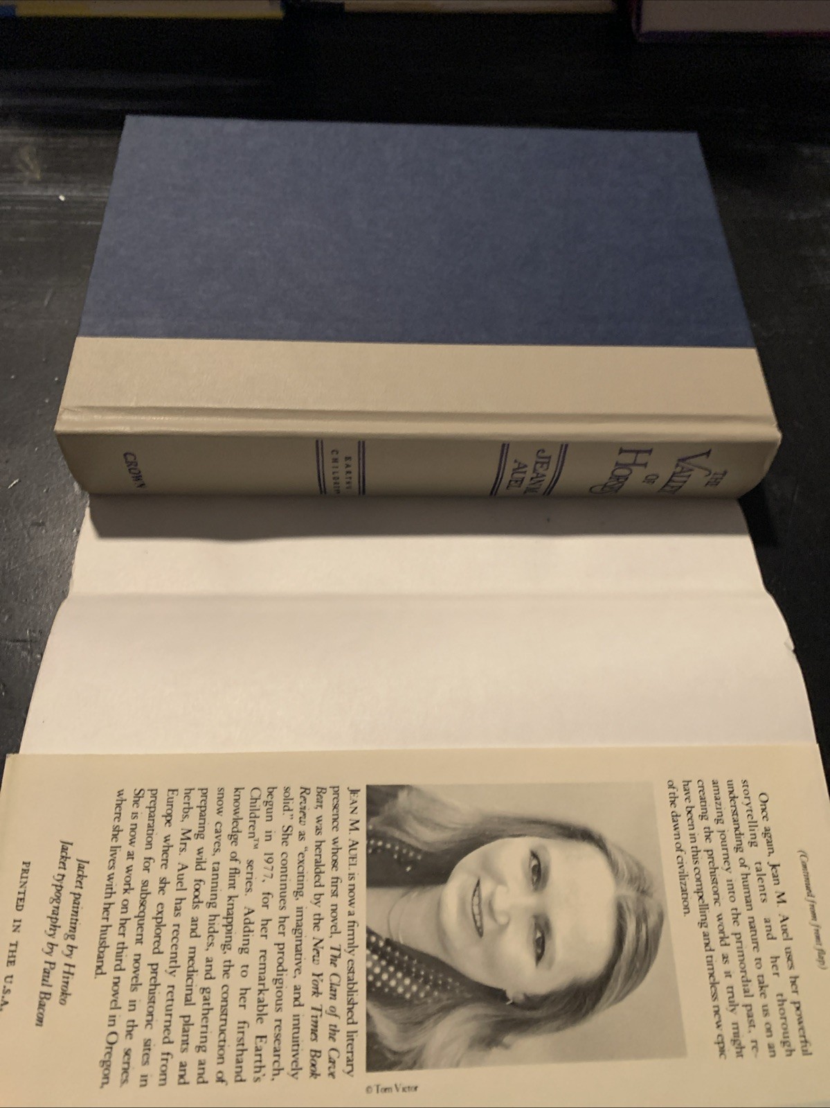 The Valley of Horses By Jean M. Auel 1982 Hardcover Book Club Edition
