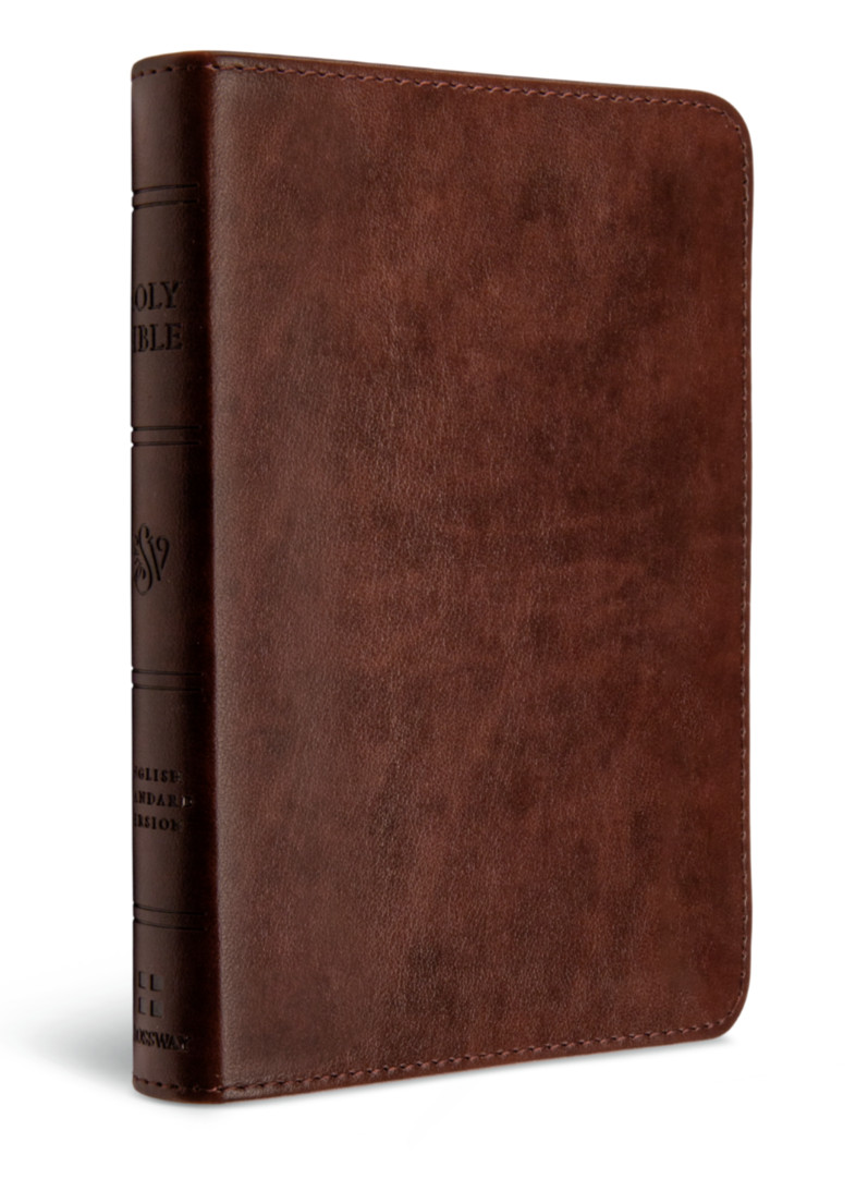 Holy Bible : ESV Compact Bible TruTone, Brown, Red Letter Edition