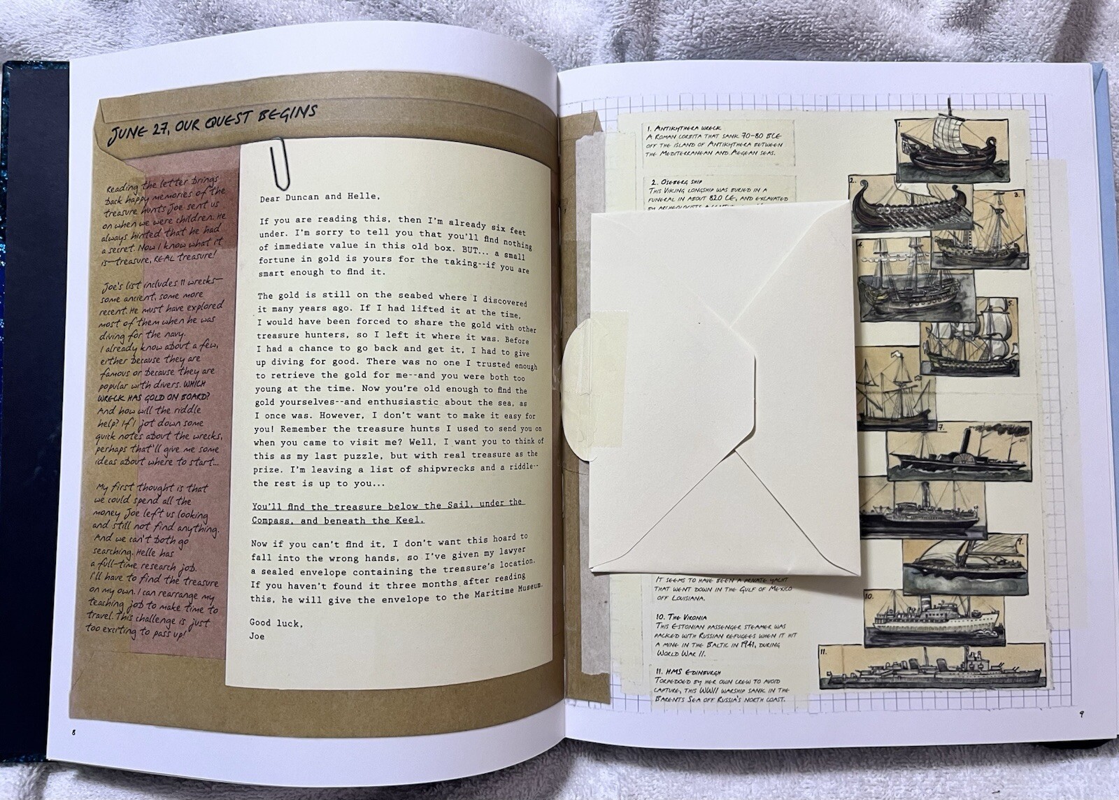 Duncan Cameron’s Shipwreck Detective [With Compass. 1st American Edition