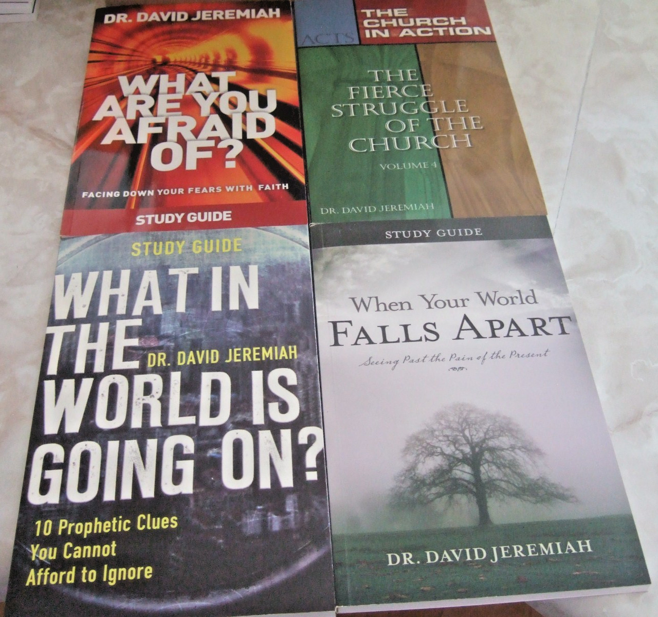 DR. DAVID JEREMIAH CHRISTIAN STUDY GUIDES LOT OF 19 NO DUPLICATES VGC #3