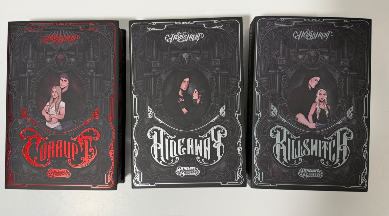 BFDC Devils Night Series by Penelope Douglas, 5 books + Overlays