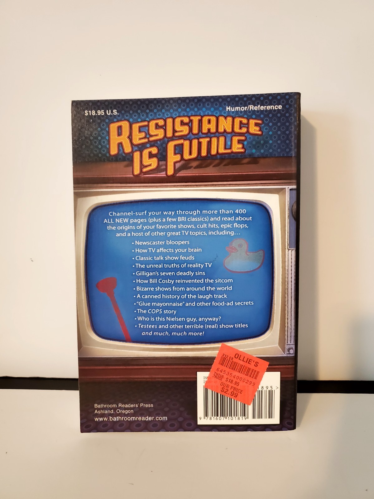 Uncle John’s Bathroom Reader „Tunes Into TV“ Book, (2011), (504 Pages)