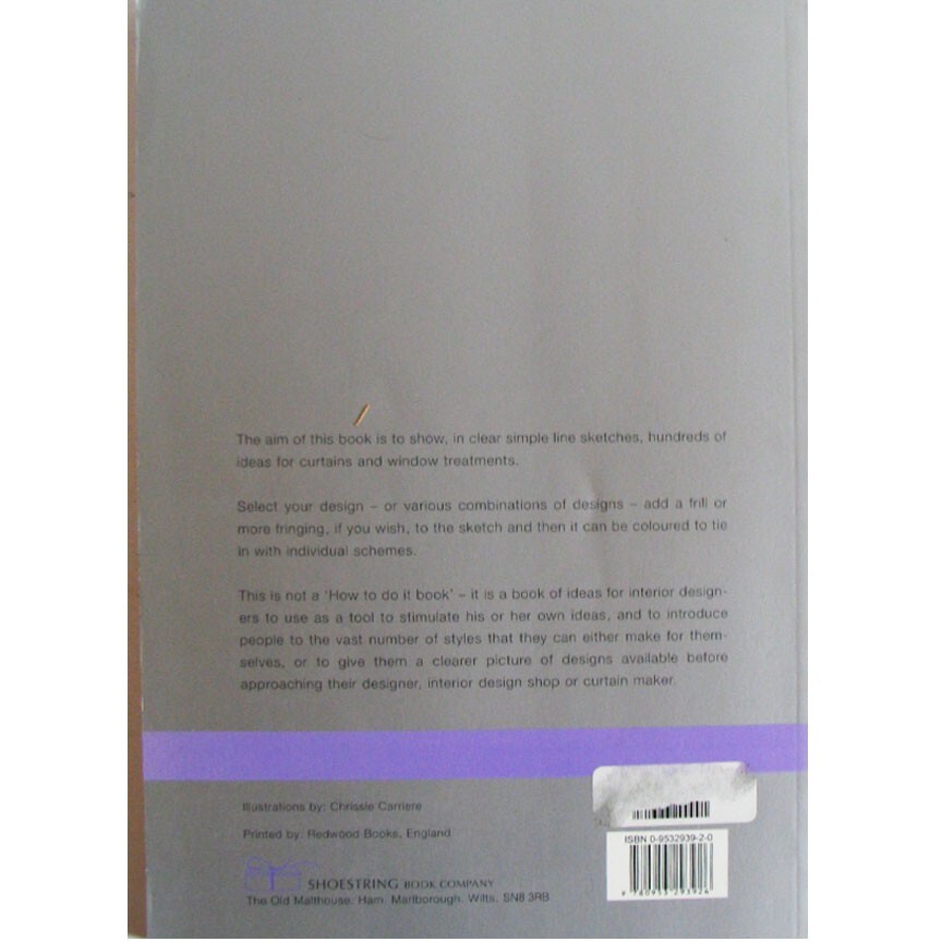 The Curtain Sketchbook 2 by Wendy Baker Shoestring Pub 1999 Paperback 168 Pages