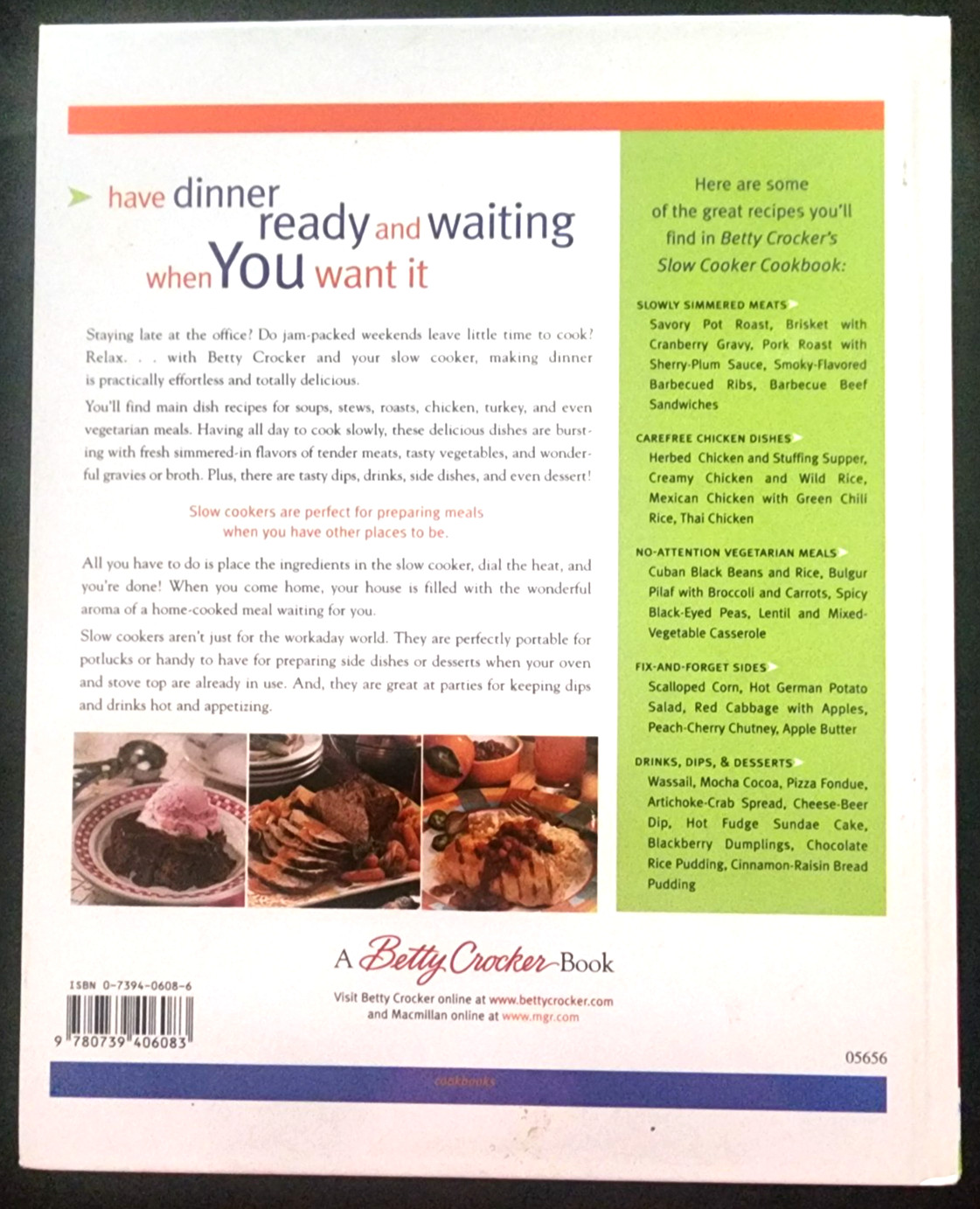 Betty Crocker’s Slow Cooker Cookbook Vintage Cookbook 1999 224 pages