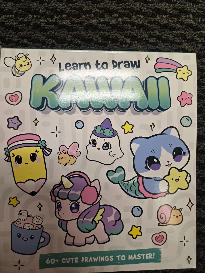 Lot of 2 How to Draw Manga & Kawaii Drawing Books Artmaker Anime Chibi Kids