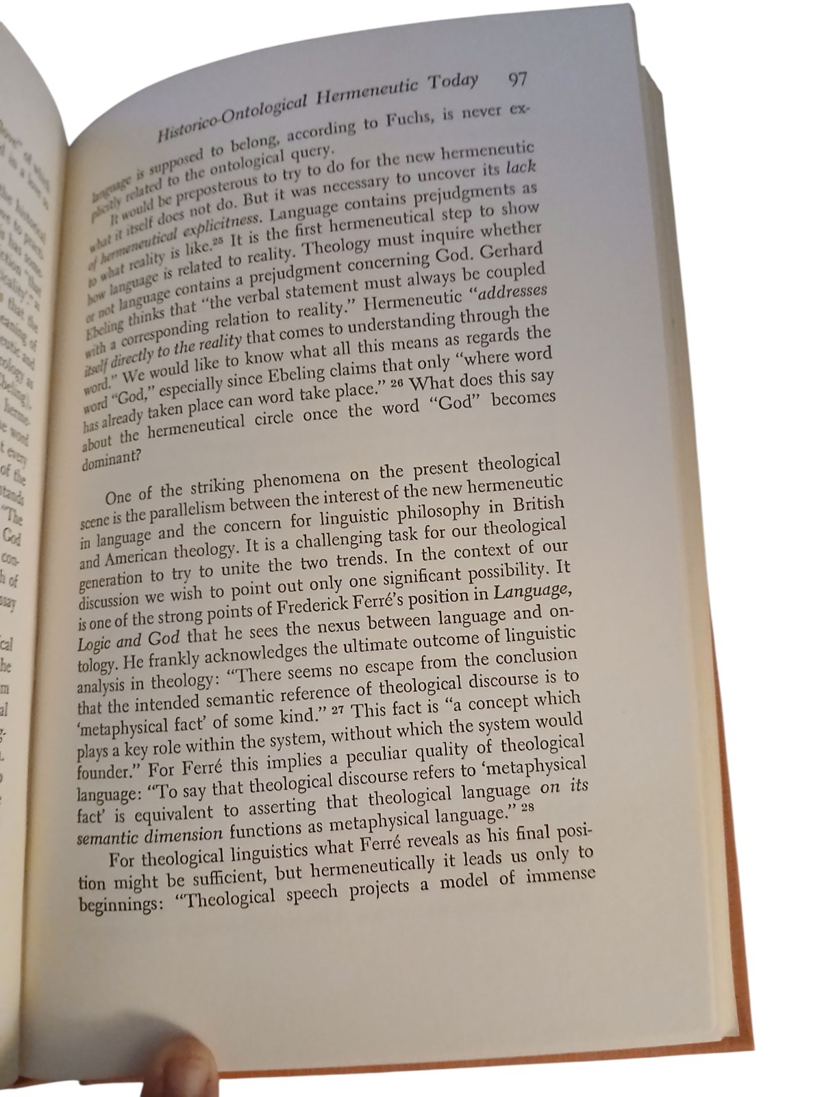 Understanding God The Key Issue Present-Day Protestant Thought By Frederick HC
