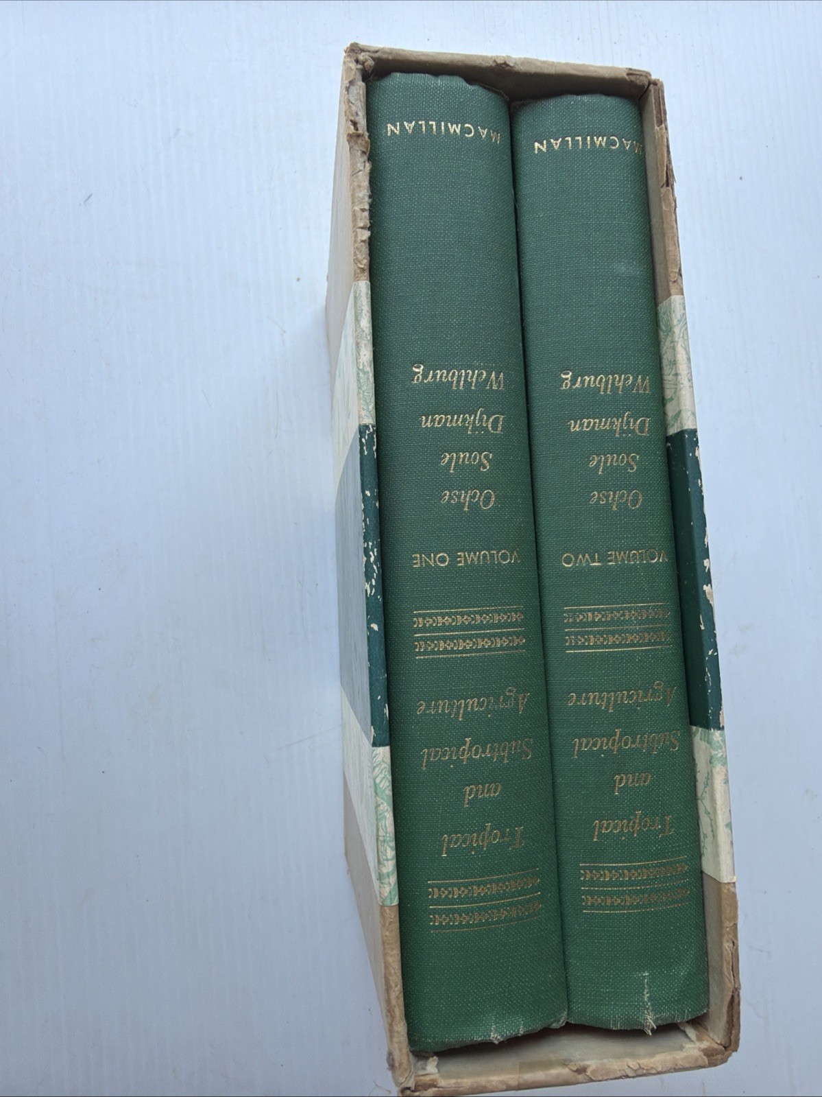 J. J. Ochse TROPICAL AND SUBTROPICAL AGRICULTURE The Macmillan Company HC