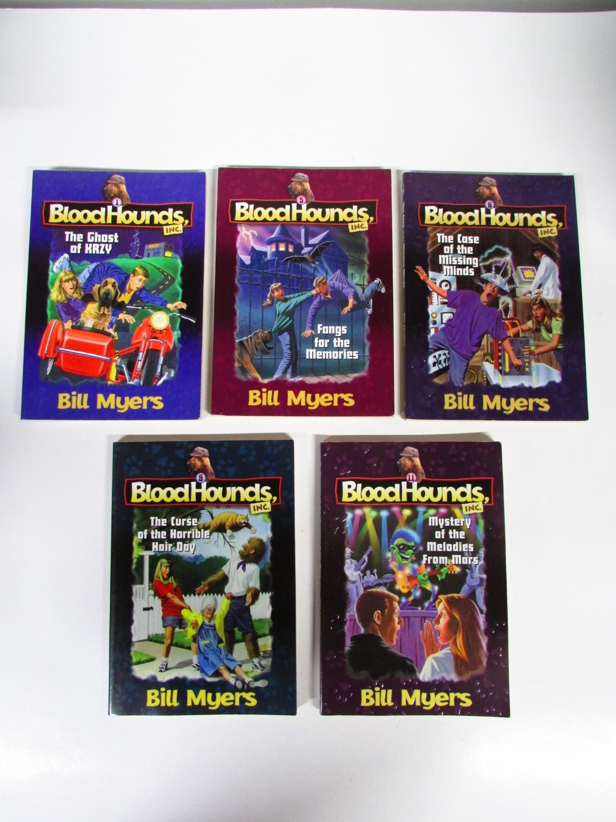 Blood Hounds Inc., Bill Myers, 5 book mixed lot