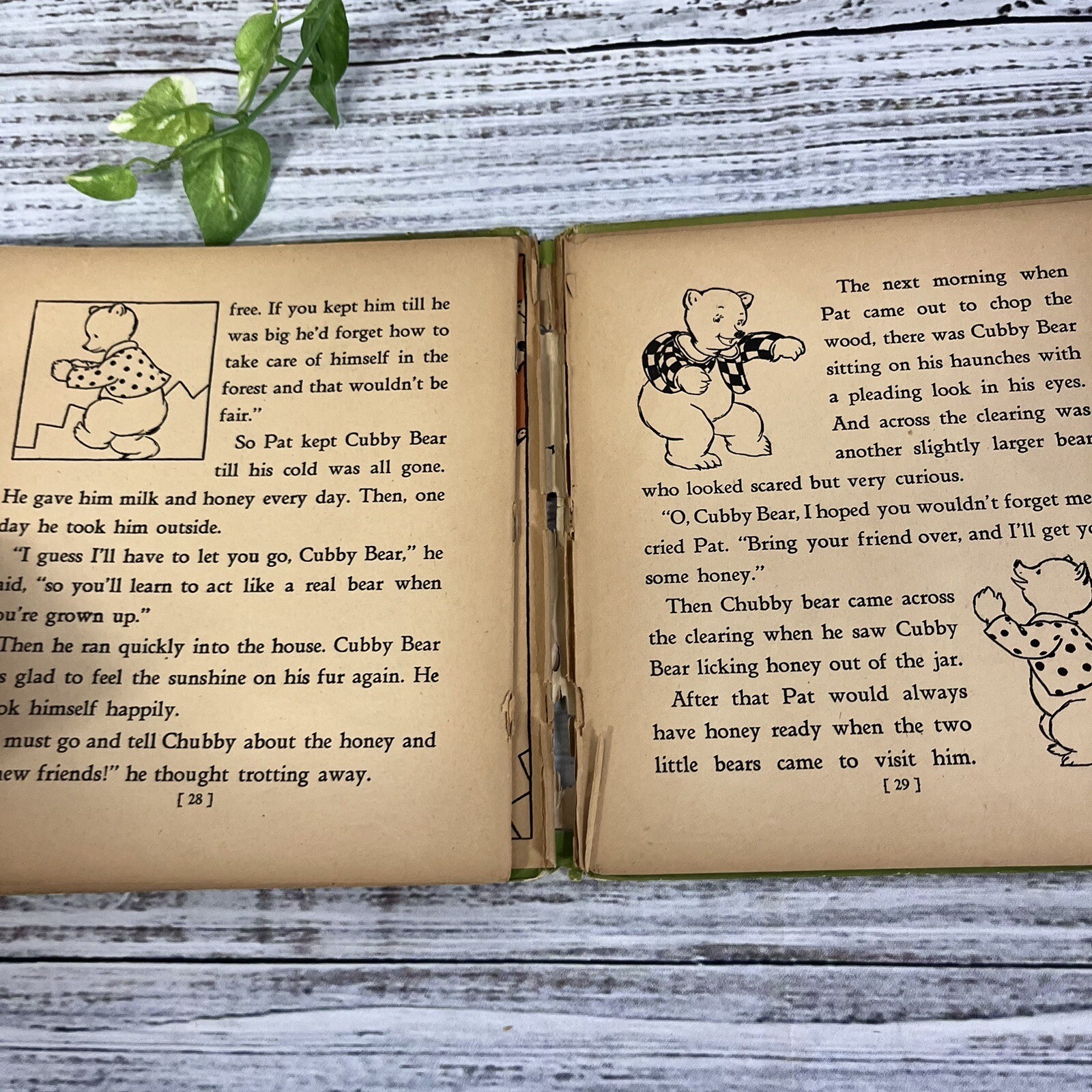 Vintage Cubby Bear Children’s Book A Stand Out Whitman Publishing