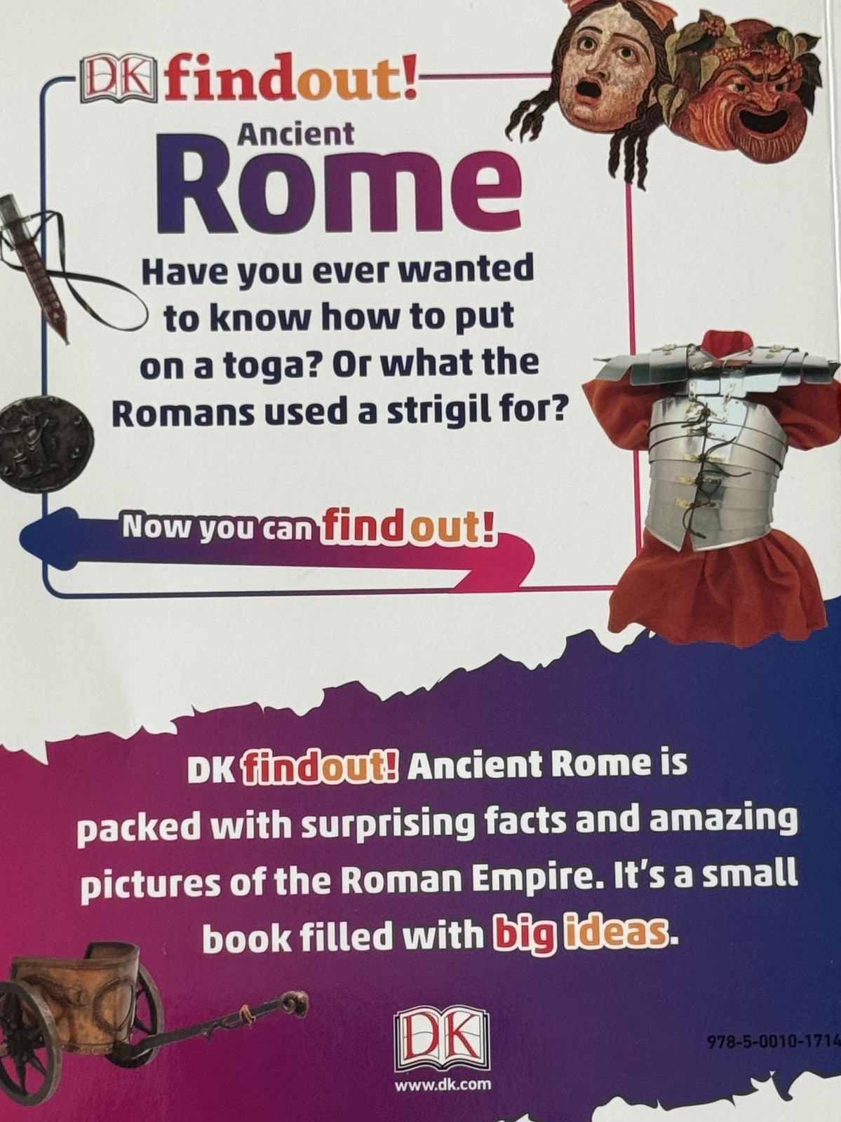 DK findout! Incredible History w 8 Books: Rome, Stone Age, Egypt, WW I-II..